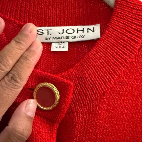 St. John Collection Midi Dress, Vintage, Sz 6 - Picture 4 of 8